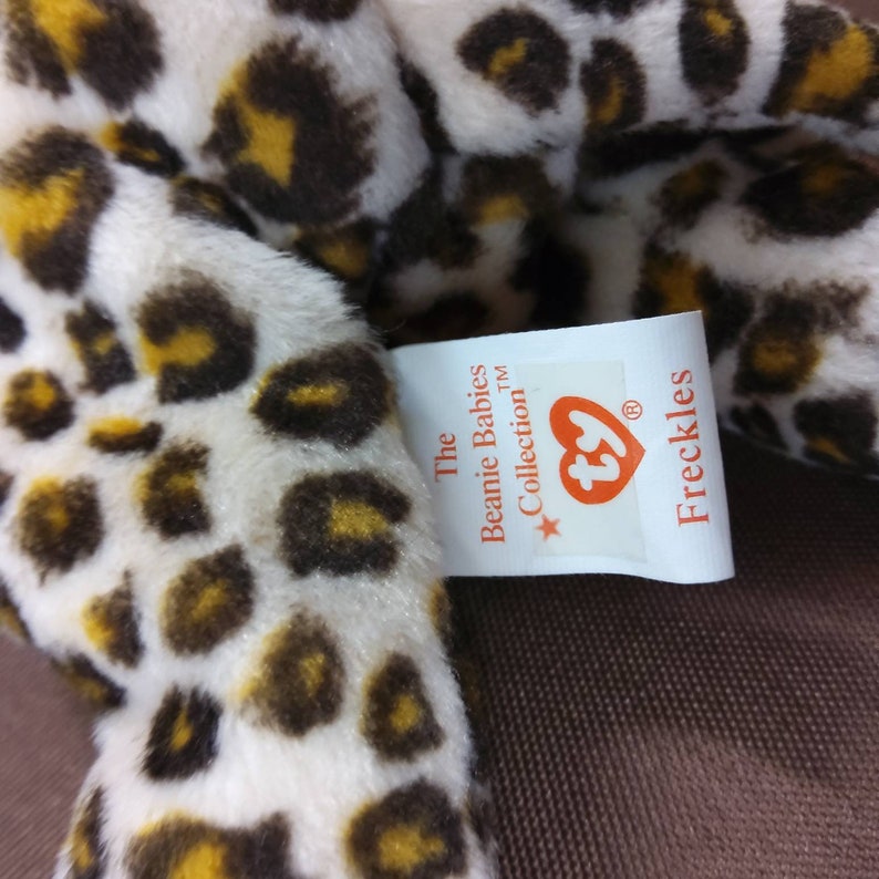 TY Beanie Baby freckles the Spotted Leopard. New - Etsy