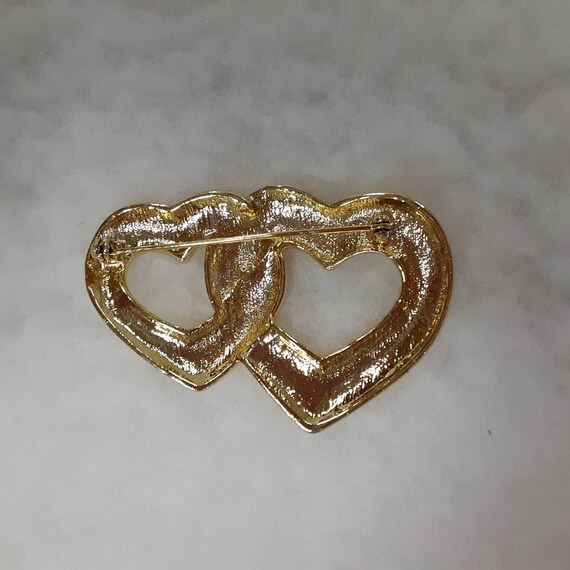 Vintage Set of 3 Heart Shaped Brooches.  All 3 in… - image 4