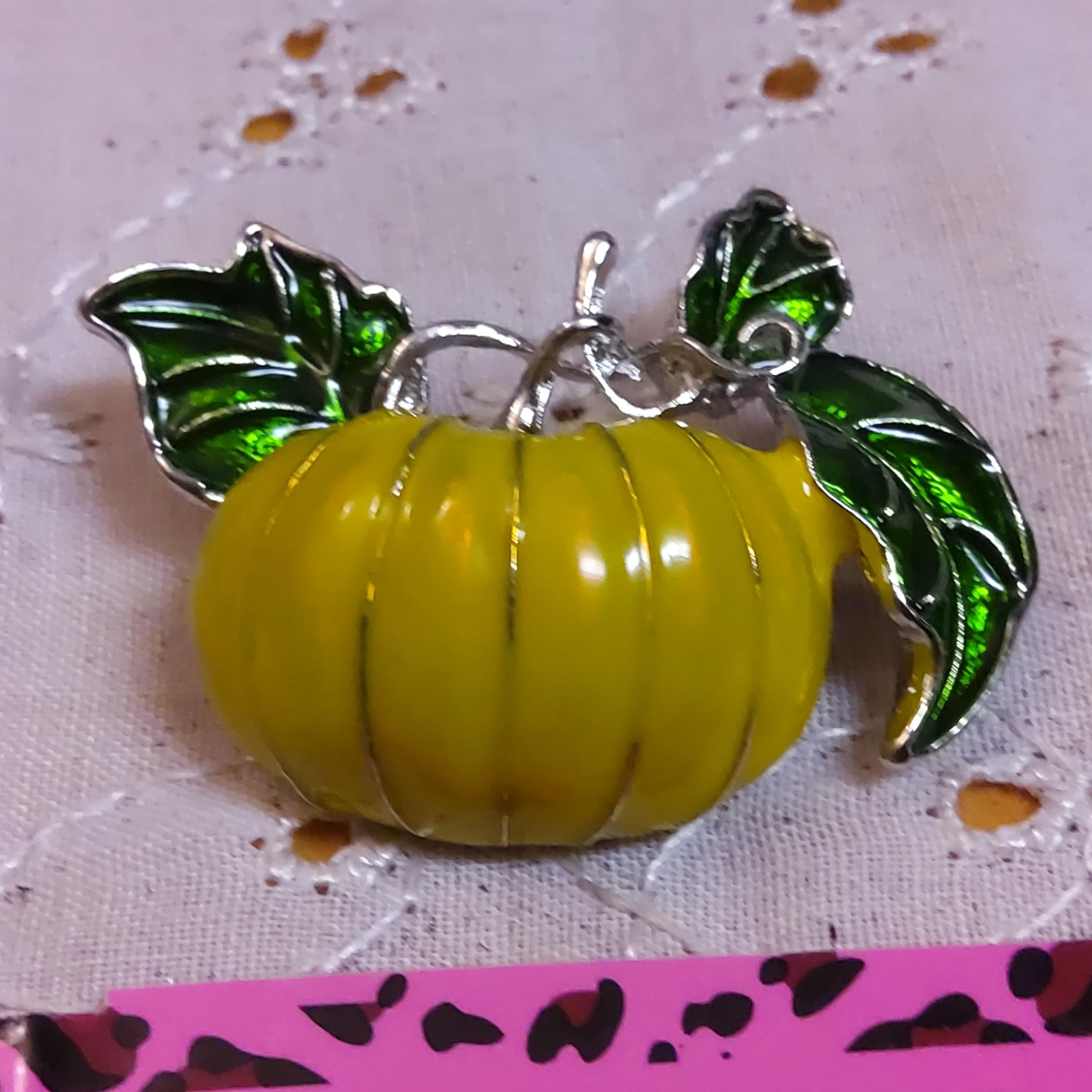 BETSEY JOHNSON Green Tomato Brooch. NEW, Never Worn and Comes With