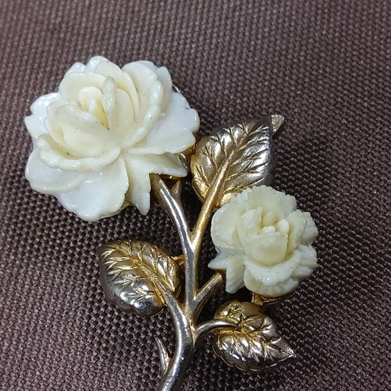 Ivory sale brooch vintage