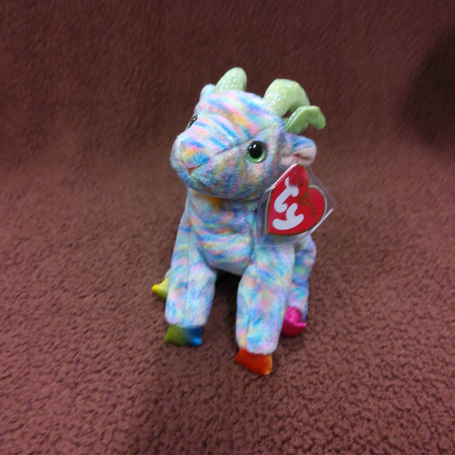 TY Beanie Baby Goat from the Zodiac Collection. Etsy