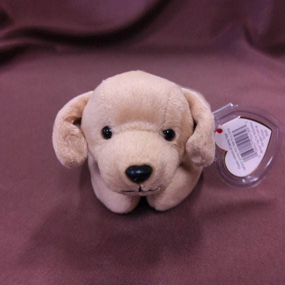 TY Beanie Baby fetch the Golden Labrador. New Etsy