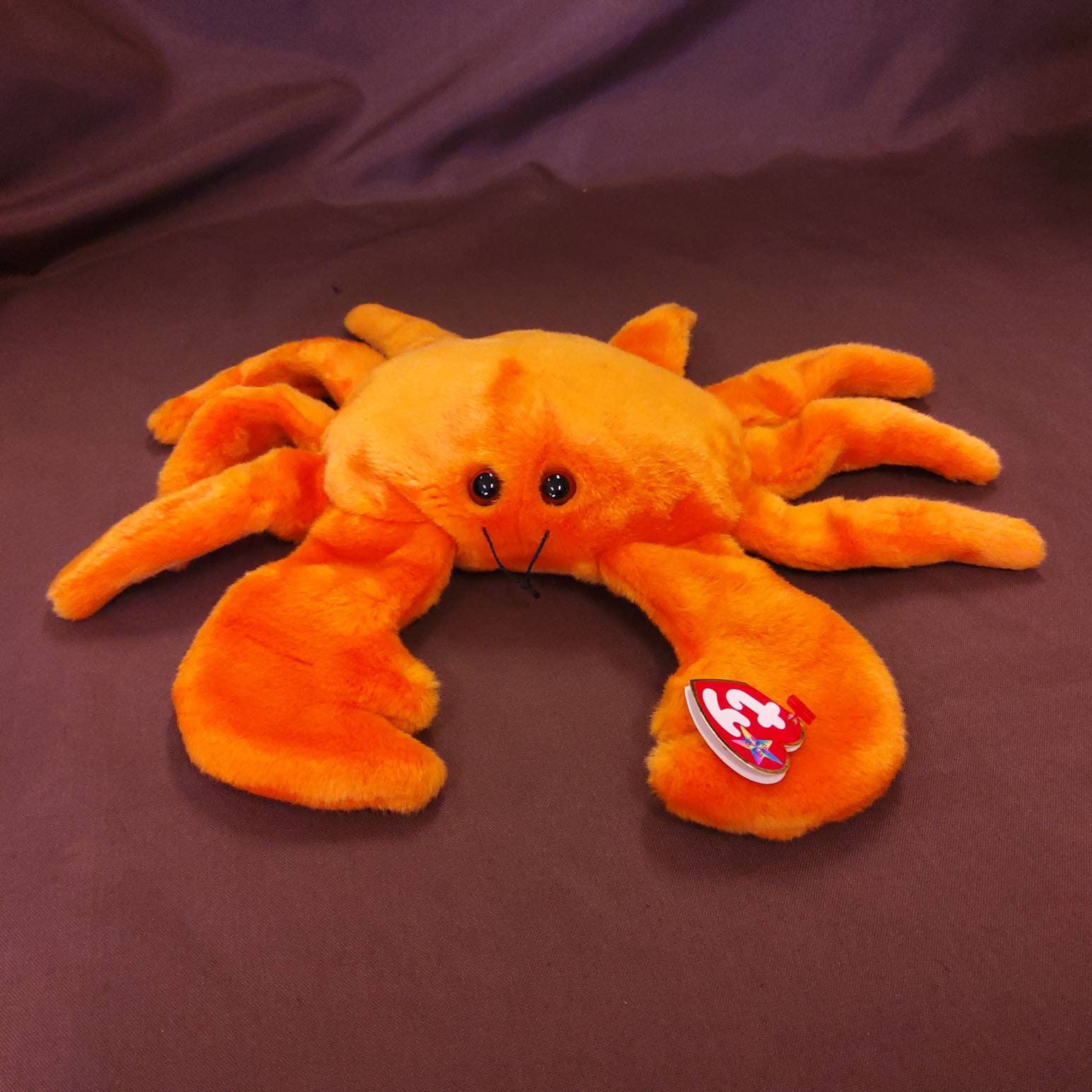 Orange crab sales beanie baby