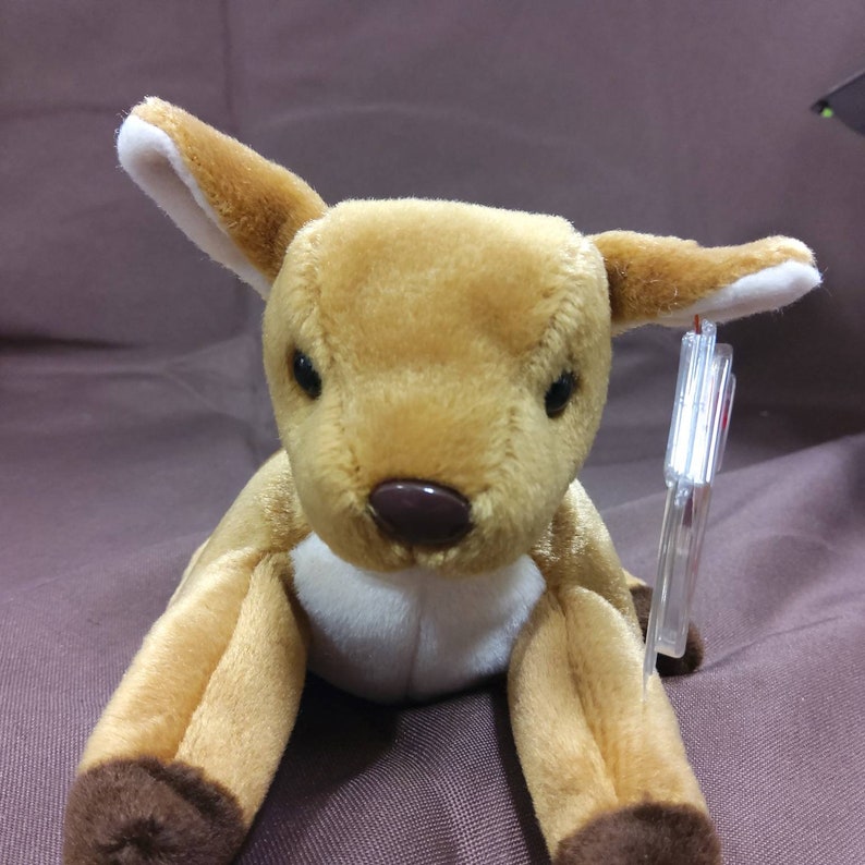 TY Beanie Baby whisper the Deer. New Never Played Etsy