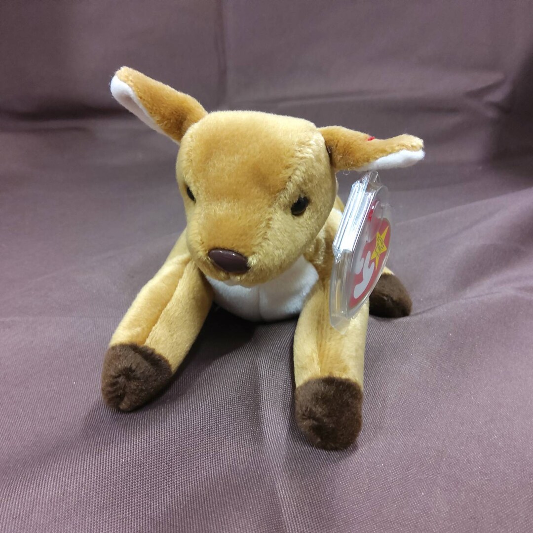 TY Beanie Baby whisper the Deer. New, Never Played With. Stored in a