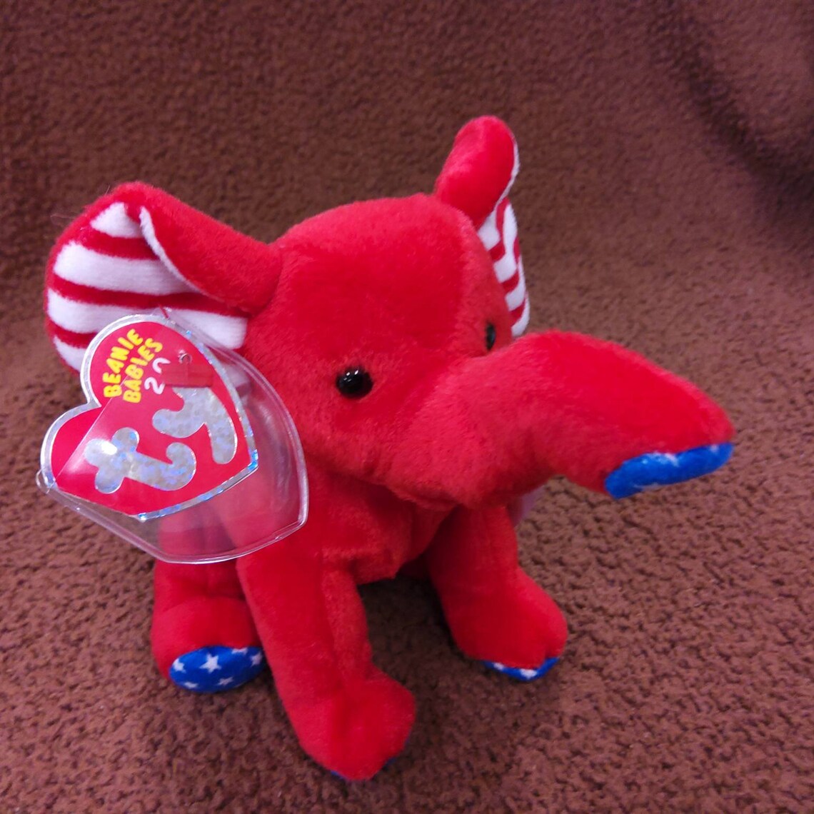 TY Beanie Baby Righty the Patriotic Elephant. New | Etsy