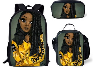 black bookbags for girls