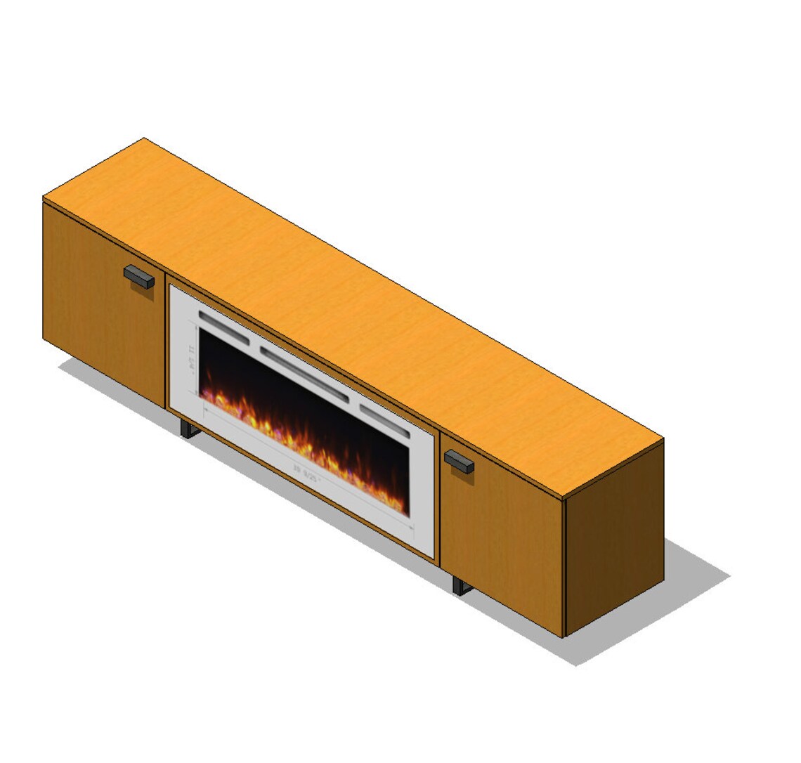 Minimalist TV Stand DIY Plans PDF Etsy