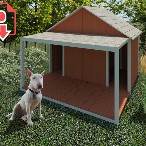 Extra Large Dog House Plans Etsy