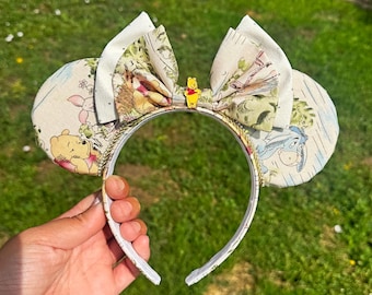 Vintage Pooh Minnie Ears, Pooh Disney Ears, Pooh Bear, Winnie the Pooh, Minnie Ears, Mickey Ears, Kids, Minnie Mouse Ears, Piglet, Tigger