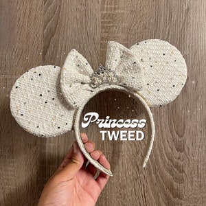 Princess Tweed Mouse Ear Headband
