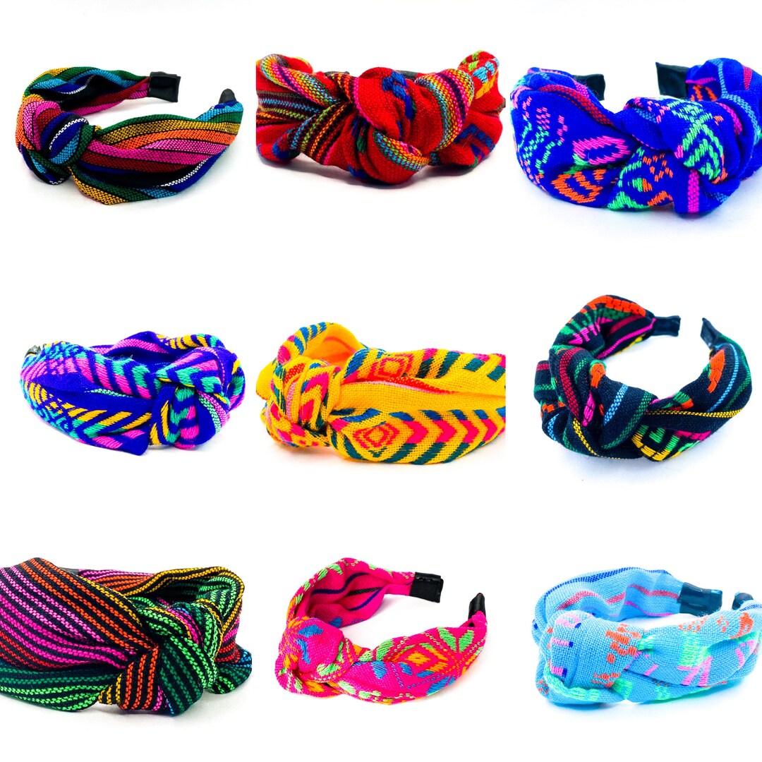 Knotted Headband Mexican Headband. Mexico. Fiesta Mexicana. Etsy