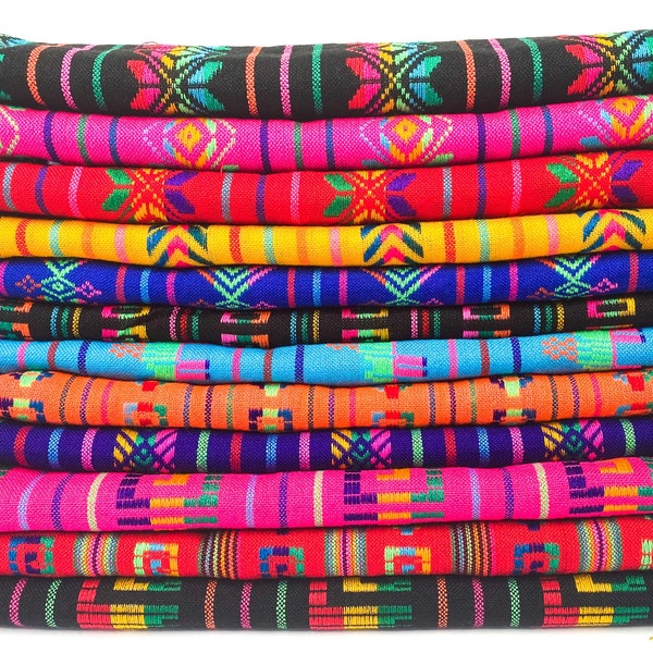 Cambaya Fabric . Authentic Mexican fabric . Tela Mexicana . Mexico . Zarape/Zerape/Serape. Tela Mexicana. Mexican woven. Dia de los muertos