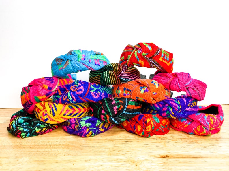 Knotted Headband Mexican Headband. Mexico. Fiesta Mexicana. Etsy
