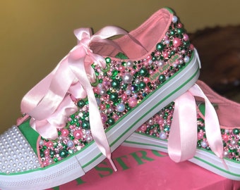 pink pearl converse