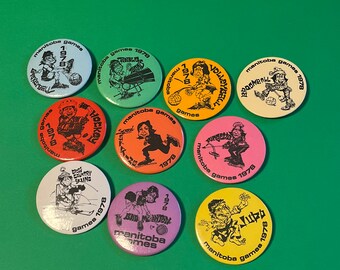 ヴィンテージ PAS マニトバ コレクター向け旅行記念品 ラペルピン