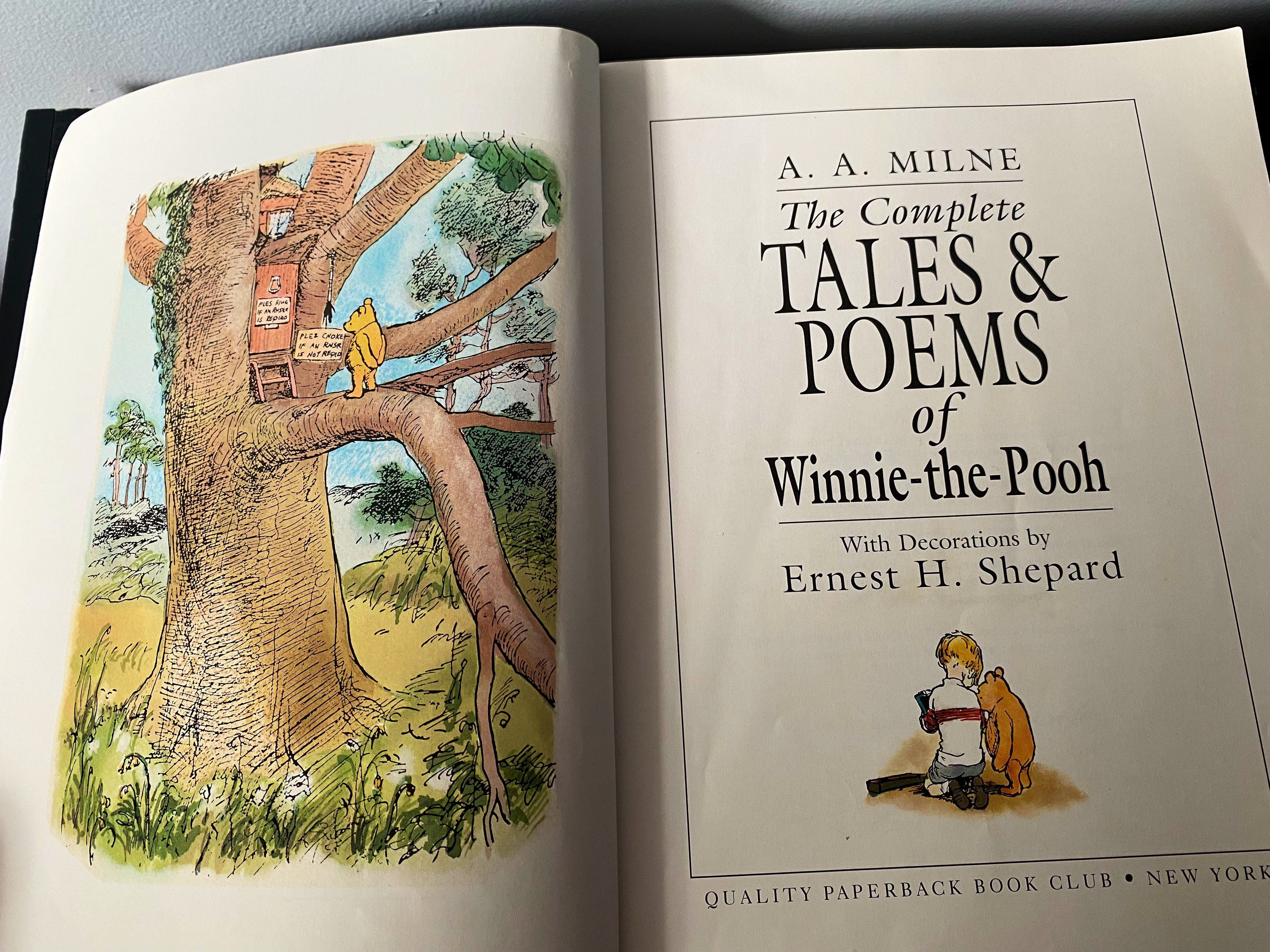 A.A. Milne 1996 the Complete Tales & Poems of Winnie the Pooh Book - Etsy