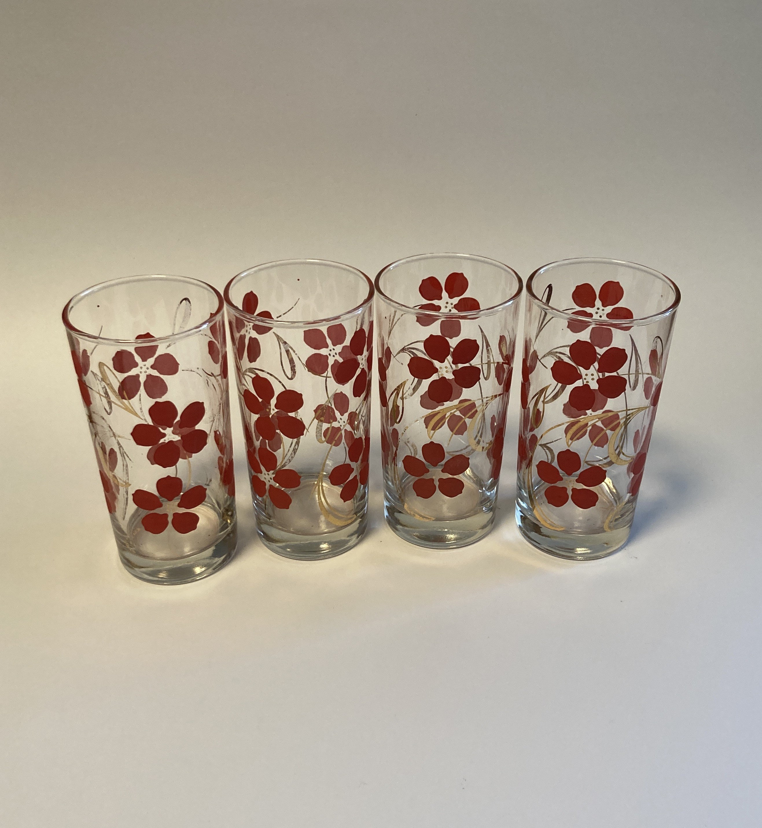 Red Co. Vintage Botanist Drinking Glass Set, Luxurious Floral — Red Co.  Goods