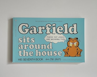 Vintage Garfield Comic - Garfield sitzt ums Haus sein siebtes Buch