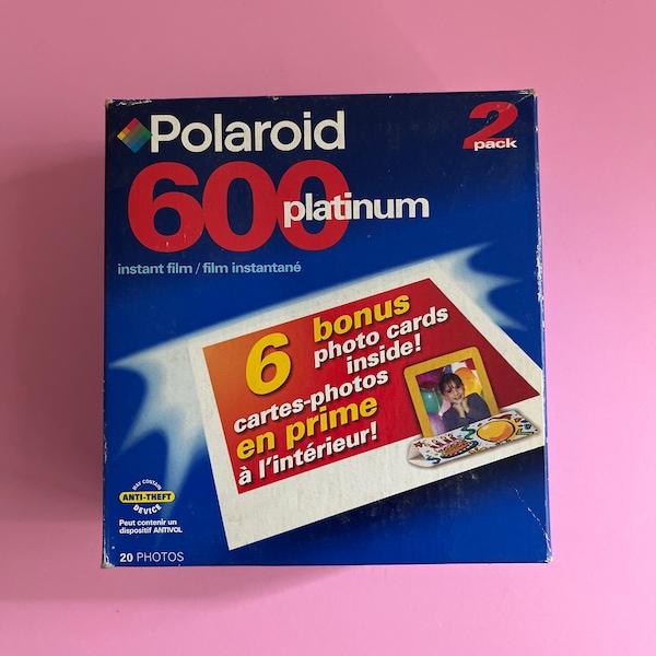 Never opened package of Polaroid 600 film