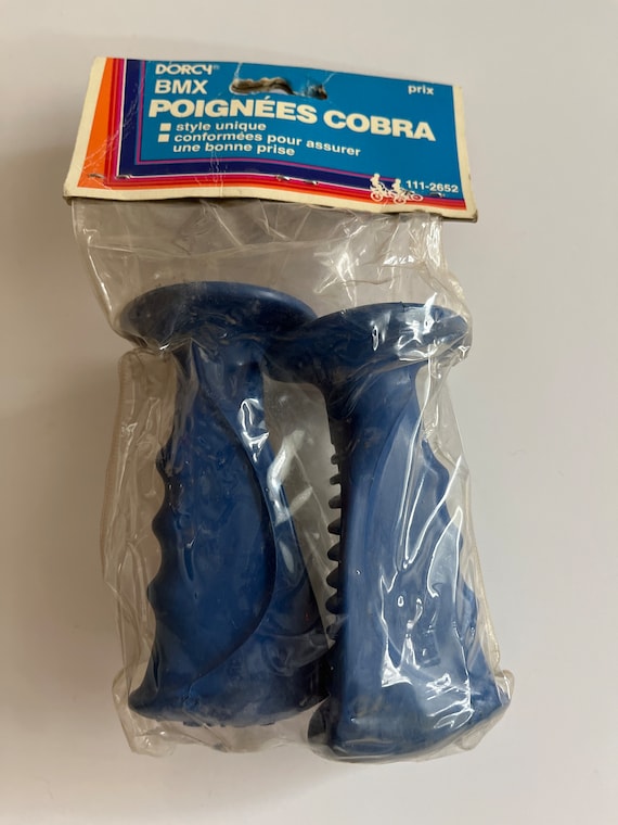 Paire De Poignées De Vélo Lowrider Bleues - Look Custom, Neuves