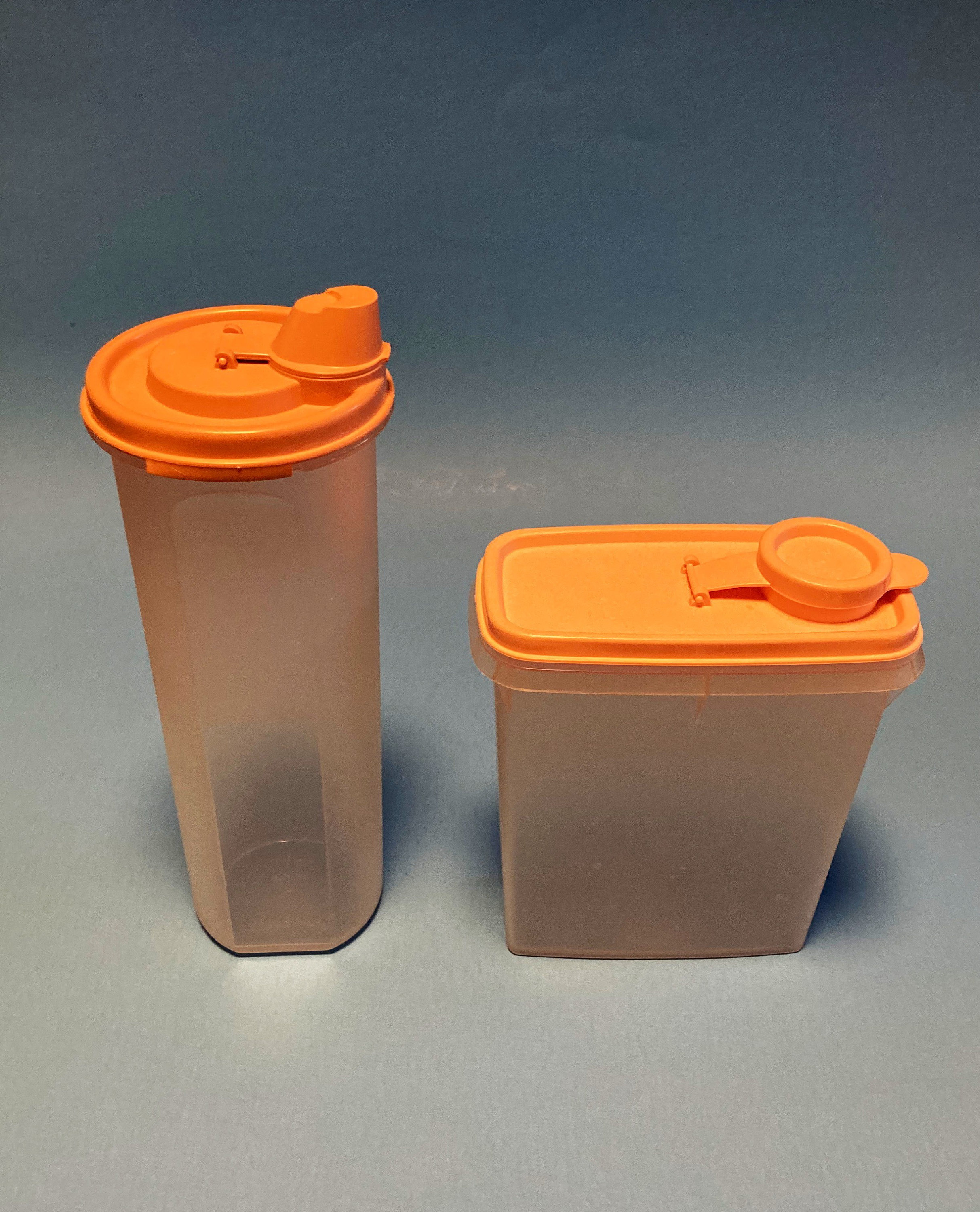 Set of Two Vintage Tupperware Containers With Pink Lids Excellent Used ...