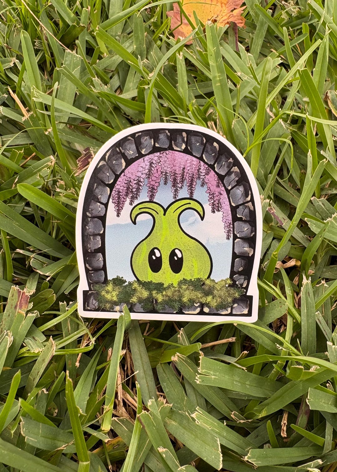 Minecraft Wisp Sticker Earth Wisp in Stone Window - 3 Inch Sticker - Etsy