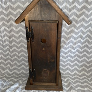 Wooden bird house