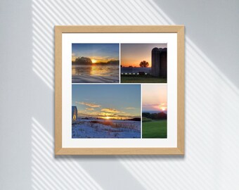 Digital Print Download | Photo Collage | Sunrise | Wall Art