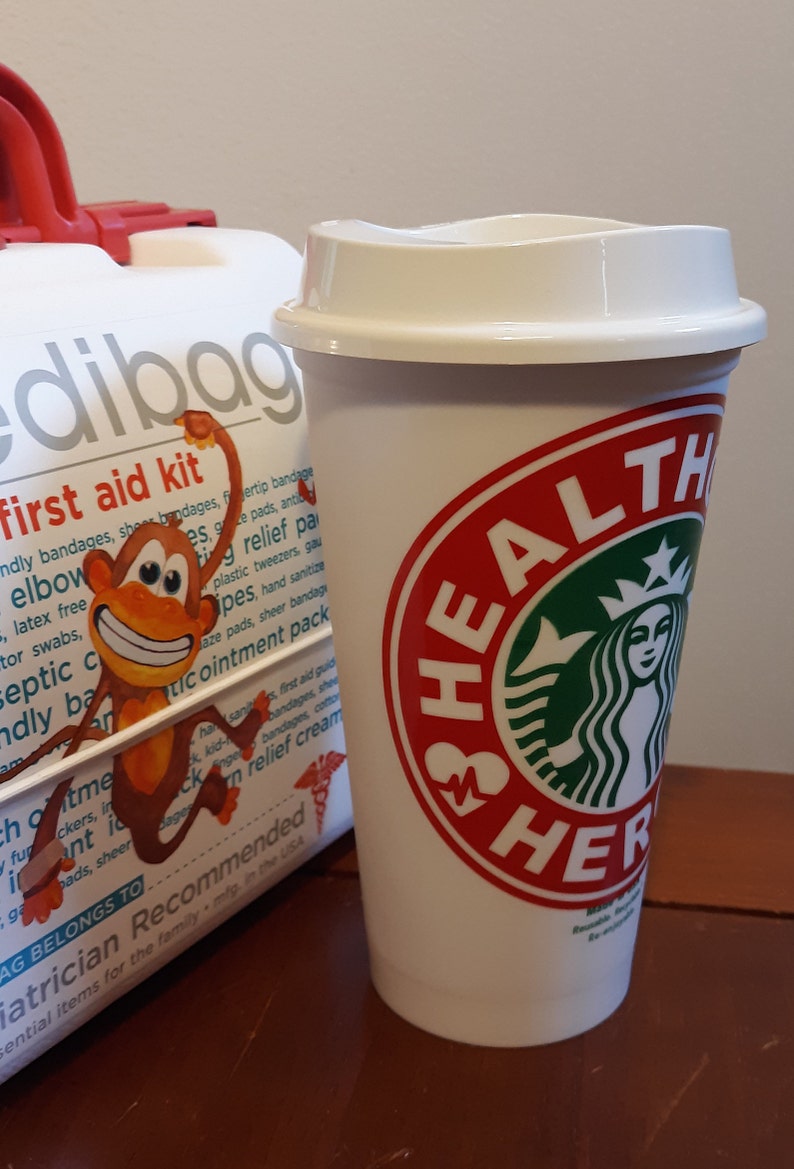 Healthcare Worker Starbucks Cup Essential Employee Starbucks Cup Nurse