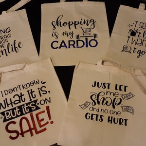 Personalized Resusable Canvas Shopping Tote Bag- Reusable Shopping Tote Bag-Personalized Tote Bag- Gift for Mom- Mother's Day Gift