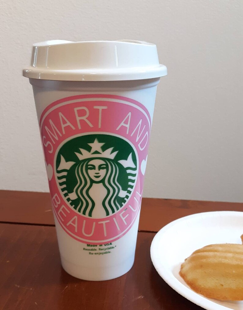 Customizable Starbucks Reusable Coffee Cup With Lid Starbucks Personalized Cup With Lid