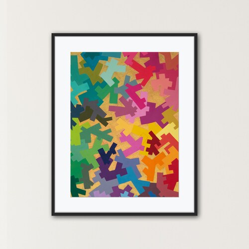 Original painting, Abstract painting, art, abstract art, acrylic on paper, shops colorful abstract art.