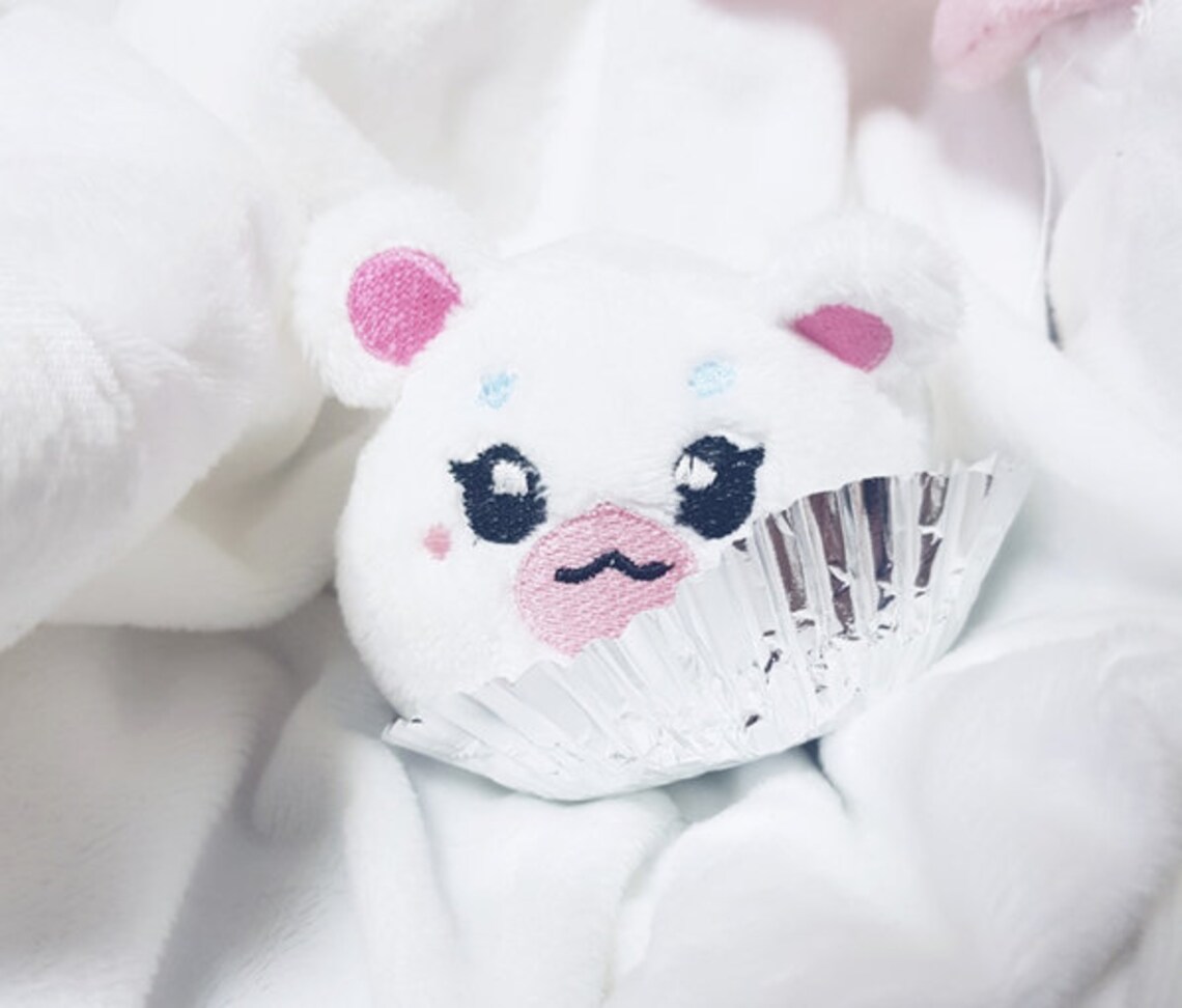 Animal crossing Flurry Embroidered mochi plush | Etsy