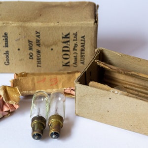 Ampoules Kodak vintage