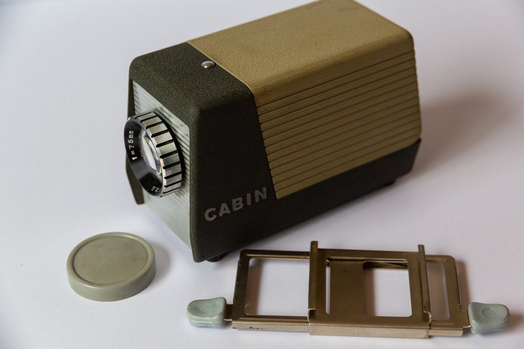 portable cabin slide projector レトロアンティーク