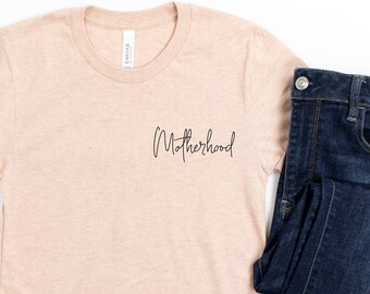 Moederschap Shirt, Moeder shirt, Grafische T-shirts voor moeders, Moederschap t-shirt, Leuke moeder t-shirts, Moederdag Cadeau, Moederdag shirt