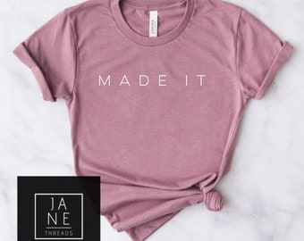 Made It Shirt, Houtbewerking shirt, power tool shirt, houtbewerking tshirt, power tool tshirt, crafter shirt, vrouwen t-shirt, timmerman shirt