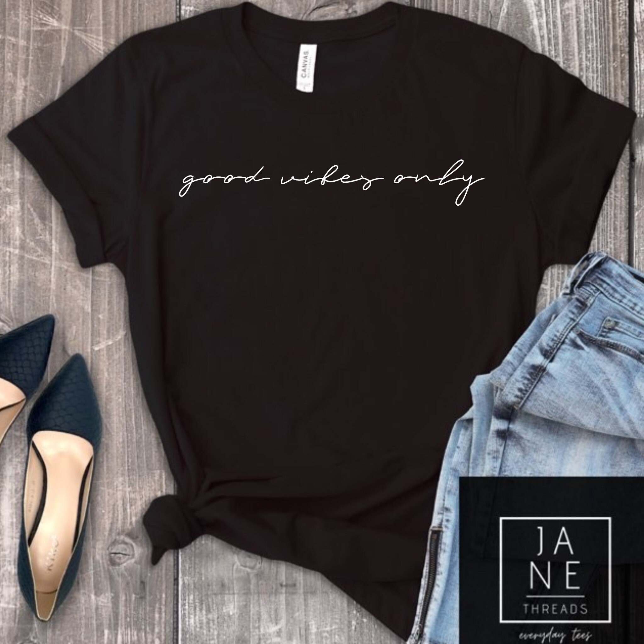 Good Vibes Only Shirt, Good Vibes Shirt, Good Vibes tshirt, Women's