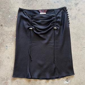 2002 John Galliano Drawstring Slip Skirt