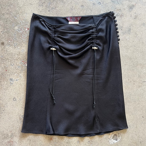 2002 John Galliano Drawstring Slip Skirt - Etsy