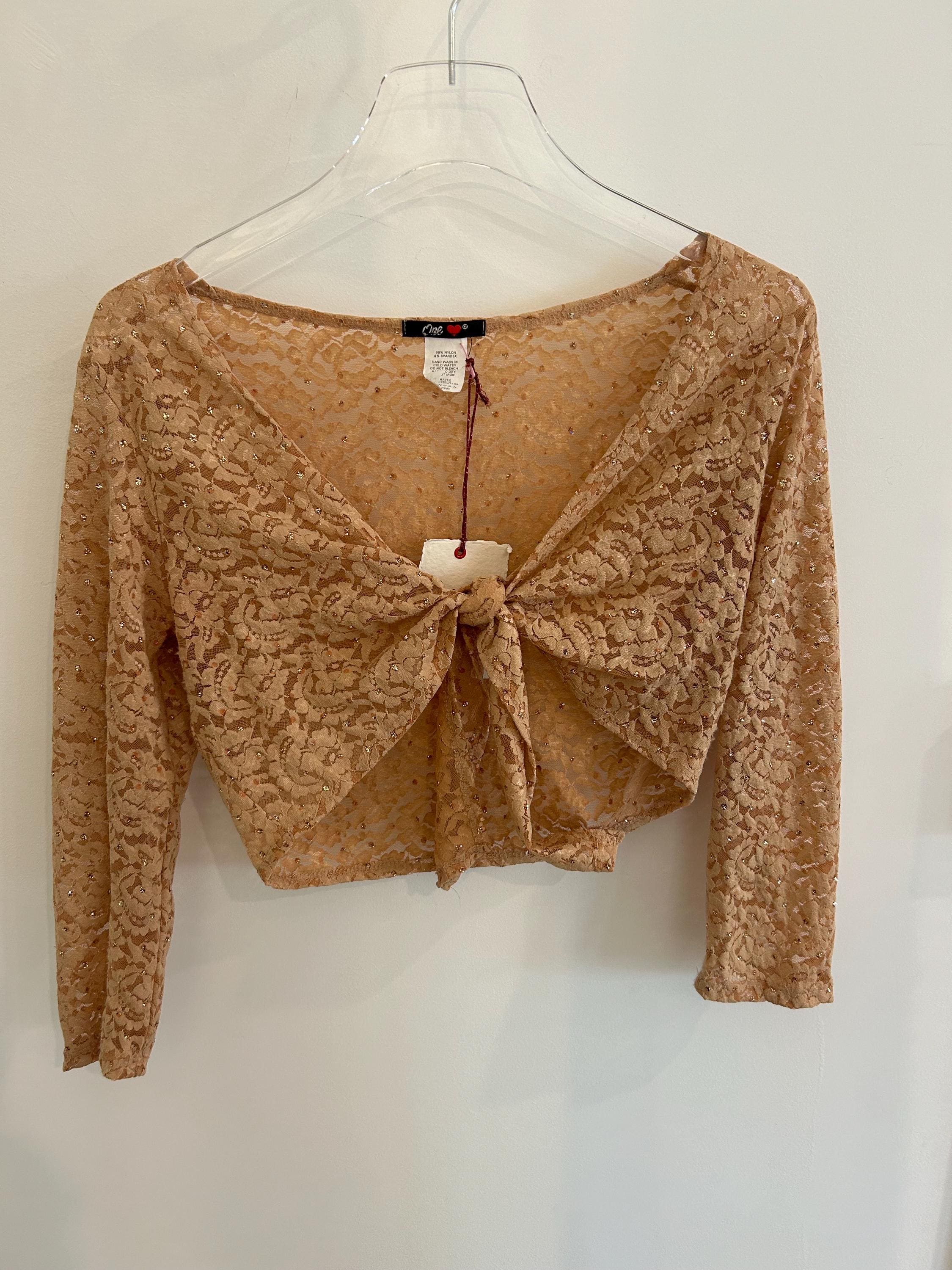 ボレロ STUDIOUS - TAN  lacy bolero TAN/LACY BOLERO (ORANGE)