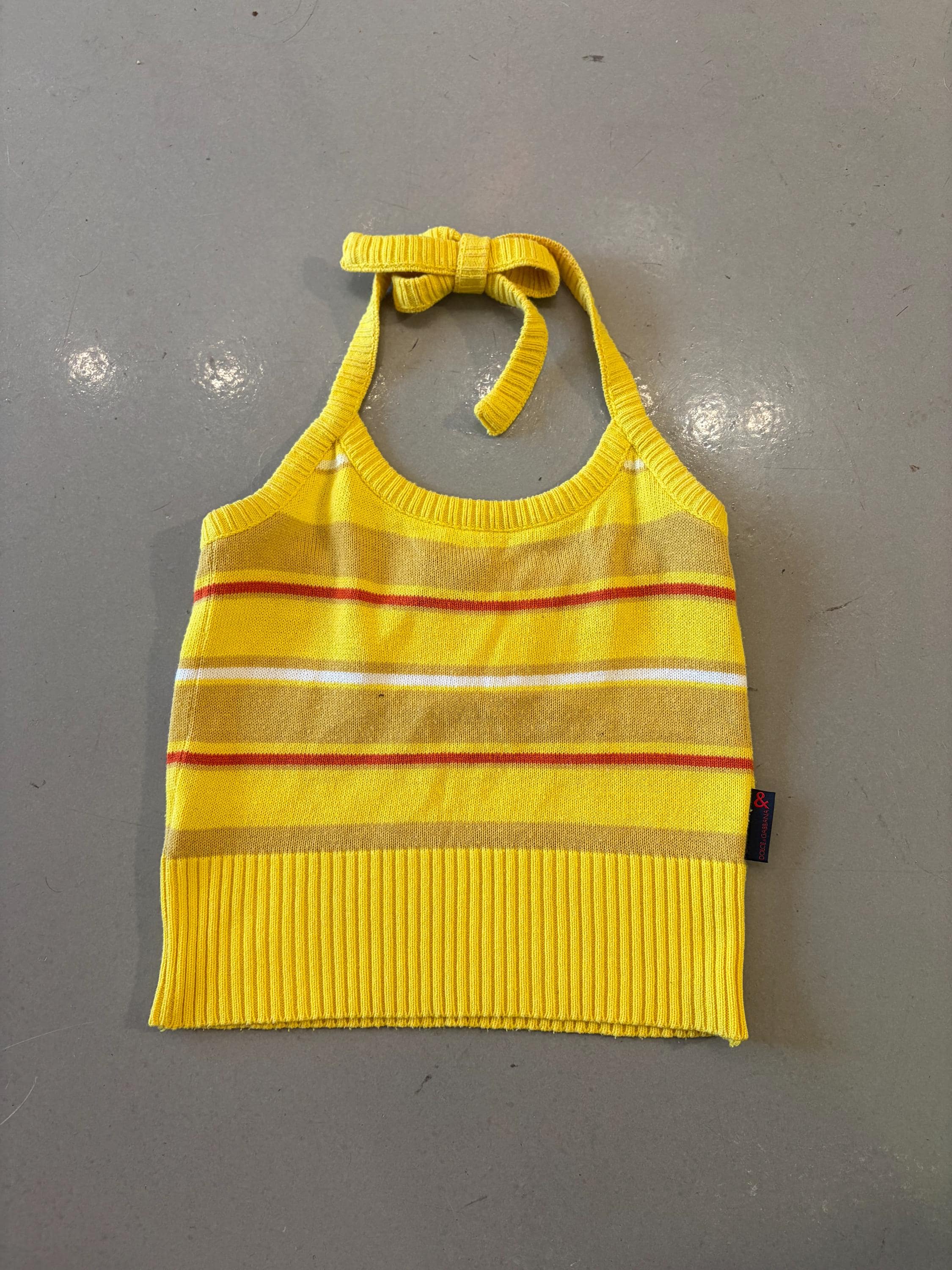 D&G ヴィンテージ タンクトップ イエロー Vintage D&g Tank Top - Etsy