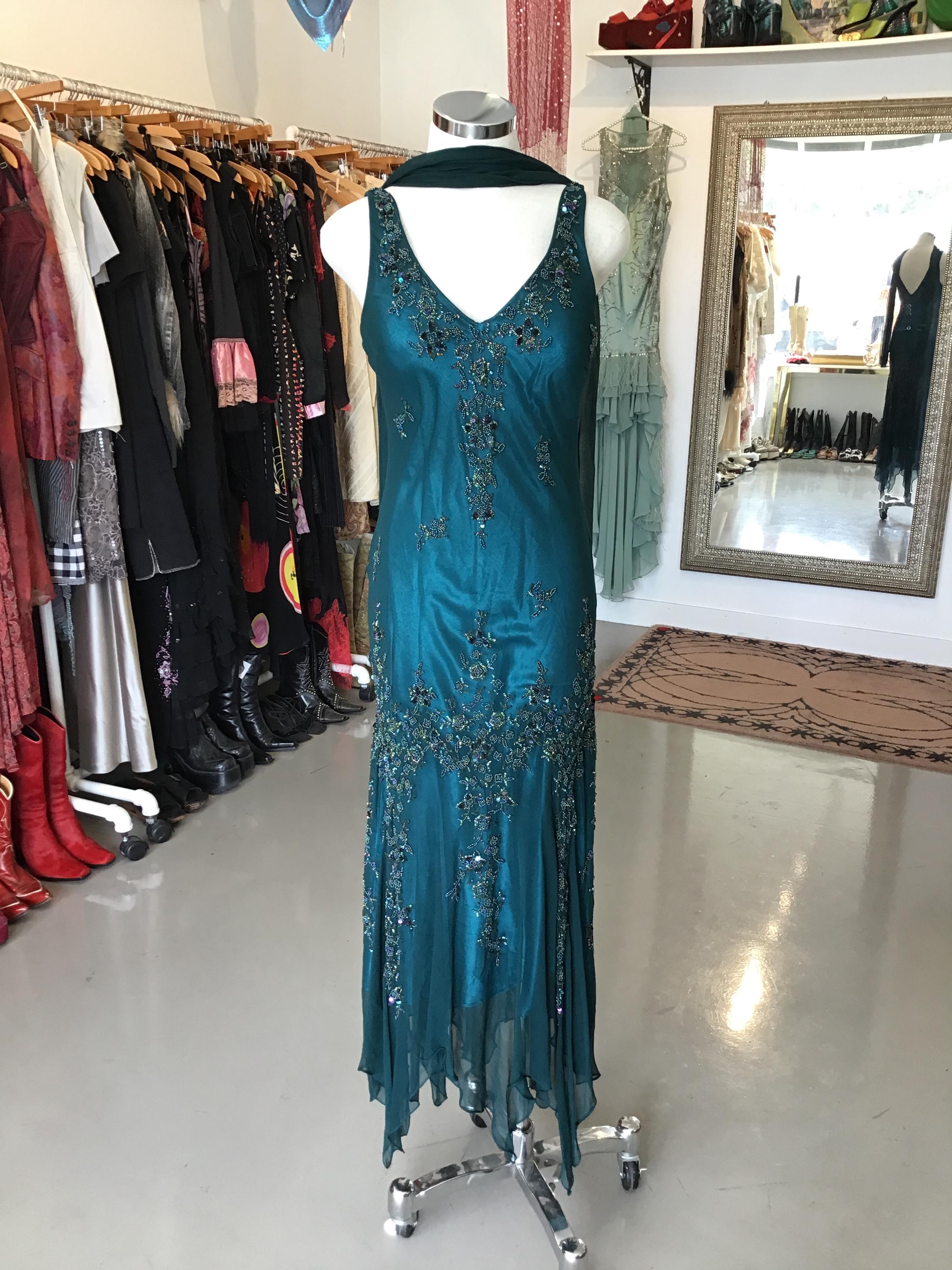 scala dresses vintage DRESS Elevate your evening wear with this exquisite piece! Vintage 1980's Scala Silk Beaded