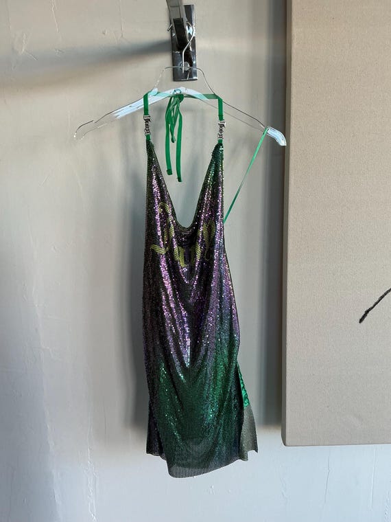 forever 21 green sequin dress Backless Sexy Sequin Mini Cocktail Party Dress Hot Pink / 10 main image 1
