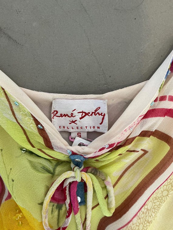 Y2K Yellow Fairy Flower Dress - image 2