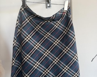 Burberry Blue Label Nova Check Midi Skirt - Etsy