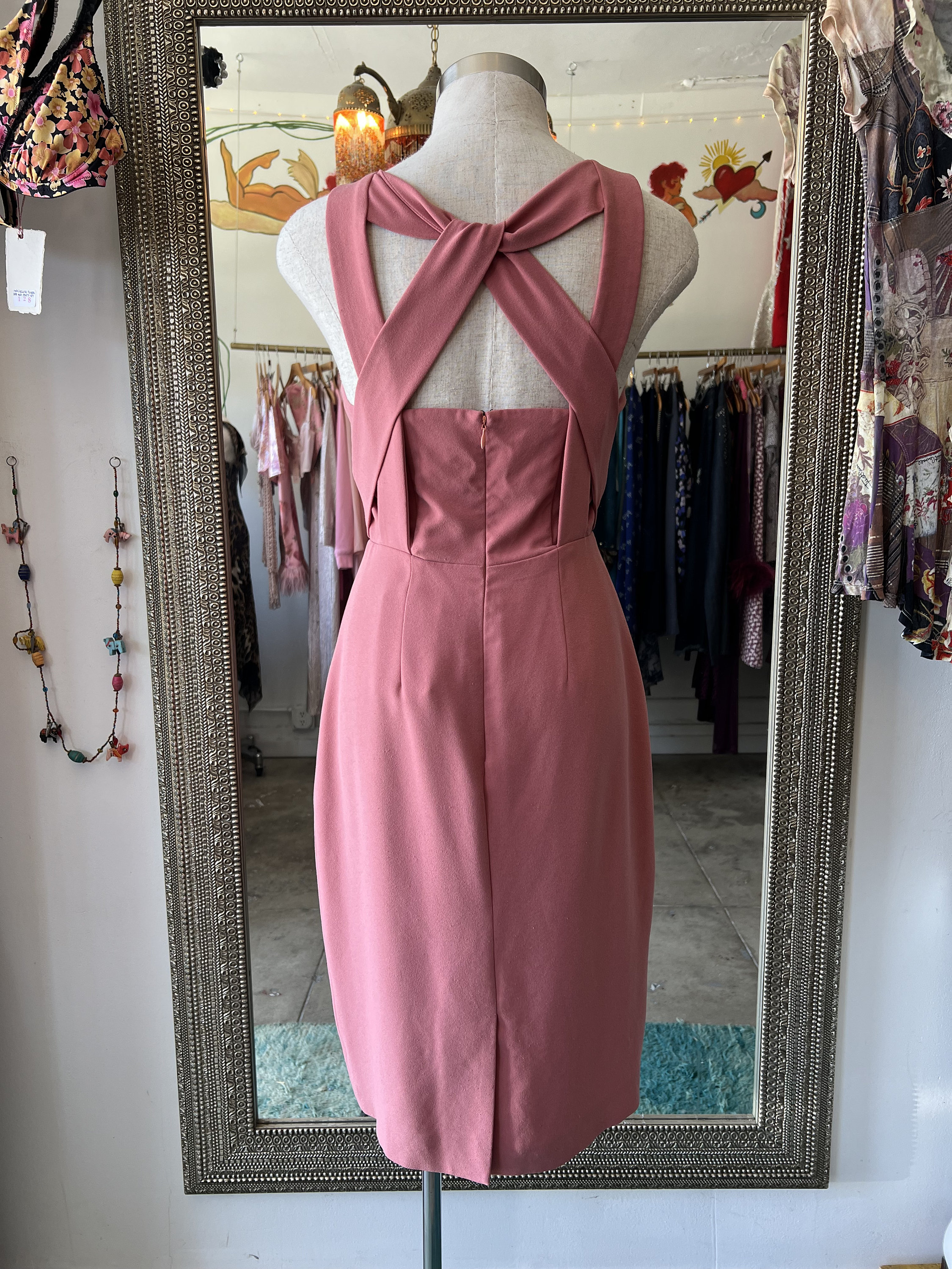 Burberry Sleeveless Pink Midi Dress - Etsy