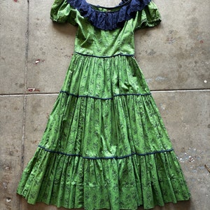 Kelly Green Rose Pointelle Maxi Dress