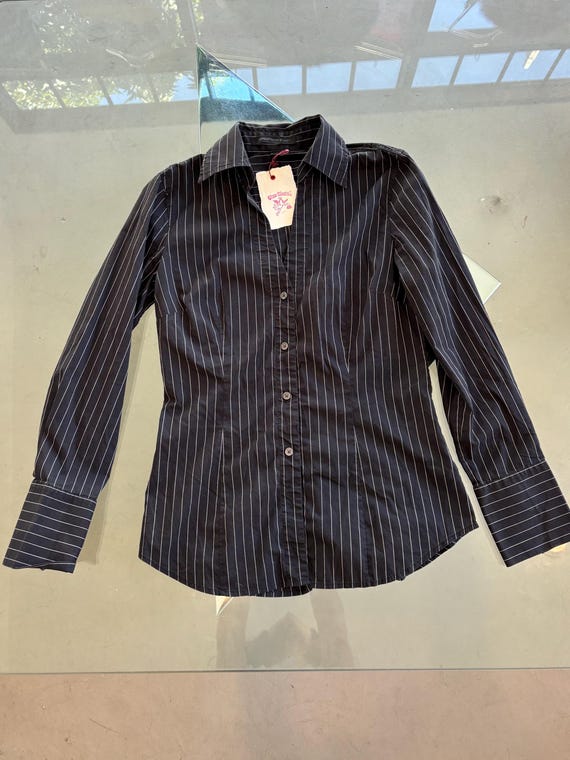 Express Strioed Button Down - image 1